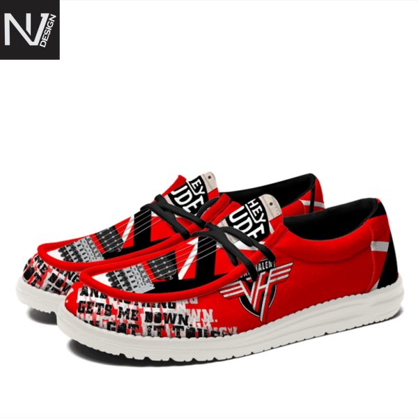 Van Halen I Get Up And Nothing Gets Me Down Hey Dude Shoes
