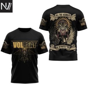 Volbeat Counting All The Assholes In The Room Well Im Definitely Not Alone 3D T-Shirt