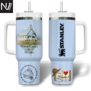 When Calls The Heart Tumbler With Handle And Straw
