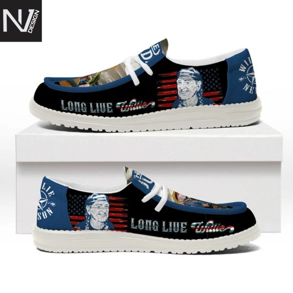 Willie Nelson Long Live Hey Dude Shoes