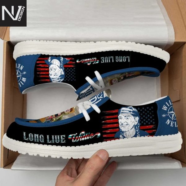 Willie Nelson Long Live Hey Dude Shoes