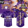 2025 LSU Tigers 2025 NCAA Division National Champions Baseball Jersey – Gold