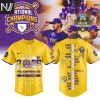 2025 LSU Tigers 2025 NCAA Division National Champions Baseball Jersey