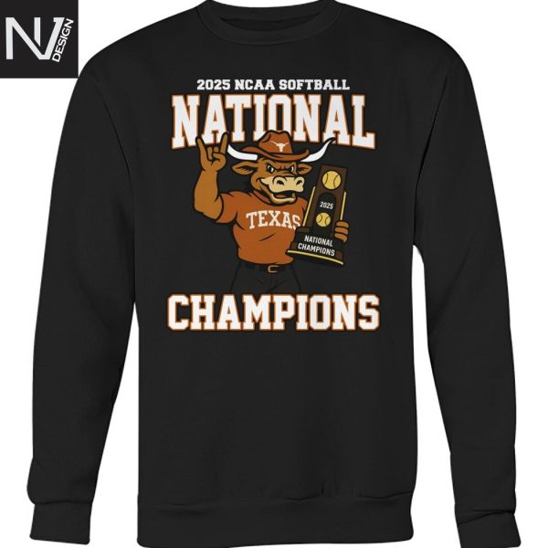 2025 NCAA Softball National Champions Texas Longhorns Unisex T-Shirt