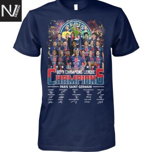 2025 Uefa Champions League Paris Saint-Germain Signature Unisex T-Shirt