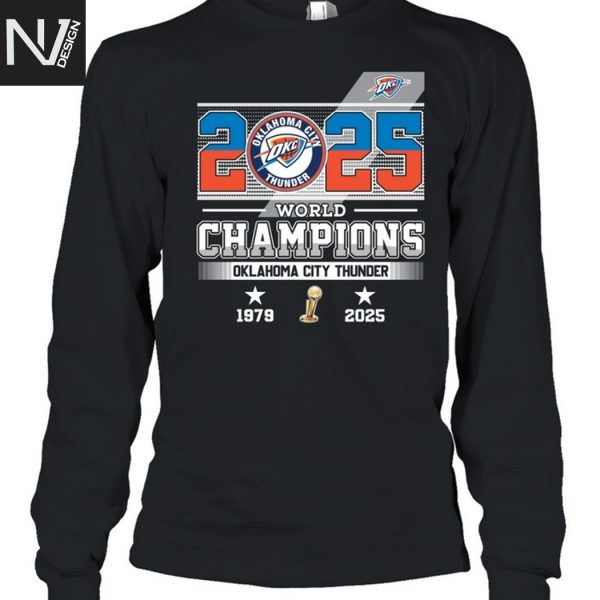 2025 World Champions Oklahoma City Thunder Unisex T-Shirt
