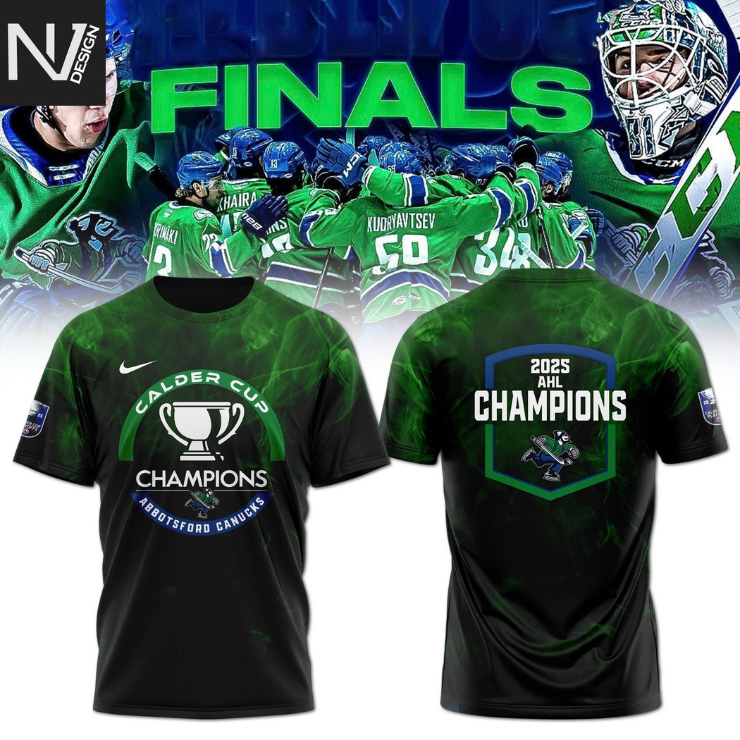 Abbotsford Canucks Calder Cup Champions 2025 3D T-Shirt Abbotsford Canucks Calder Cup Champions 2025 3D T-Shirt