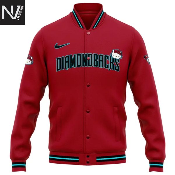 Arizona Diamondbacks Sweet Style Kitty Charm Baseball Jacket