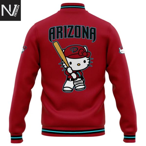 Arizona Diamondbacks Sweet Style Kitty Charm Baseball Jacket
