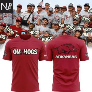 Arkansas Razorbacks Baseball Omahogs Super Regionals Champions 2025 3D T-Shirt