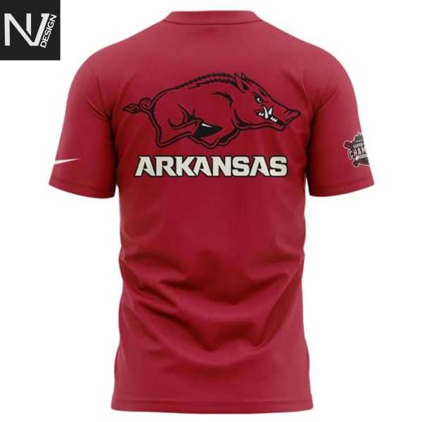 Arkansas Razorbacks Baseball Omahogs Super Regionals Champions 2025 3D T-Shirt
