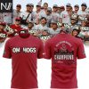 Arkansas Razorbacks Baseball College World Series 2025 Omahogs 3D T-Shirt