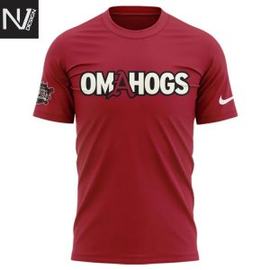 Arkansas Razorbacks Baseball Omahogs Super Regionals Champions 3D T-Shirt
