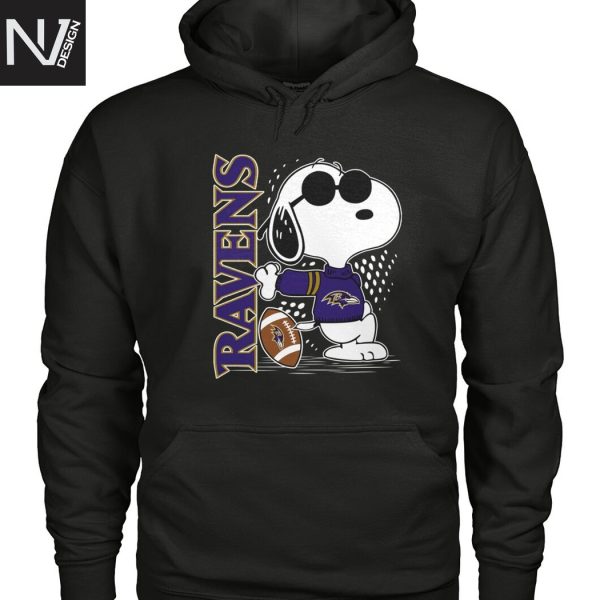 Baltimore Ravens x Snoopy Unisex T-Shirt