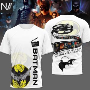 Batman You Either Die A Hero Or Live Long Enough To See Yourself Become The Villain 3D T-Shirt