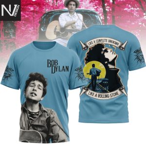 Bob Dylan Like A Complete Unknown Like A Rolling Stone 3D T-Shirt