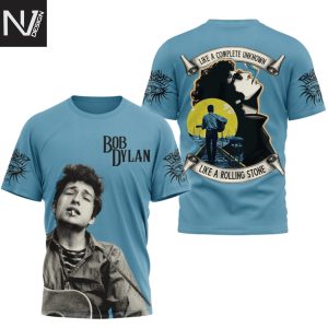Bob Dylan Like A Complete Unknown Like A Rolling Stone 3D T-Shirt