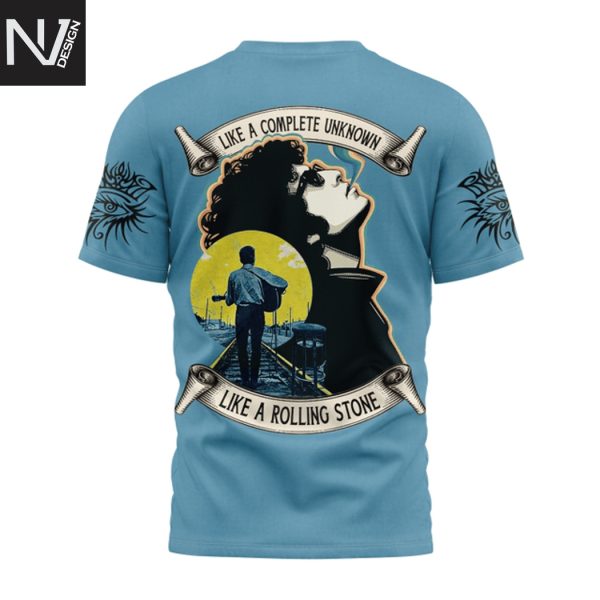 Bob Dylan Like A Complete Unknown Like A Rolling Stone 3D T-Shirt