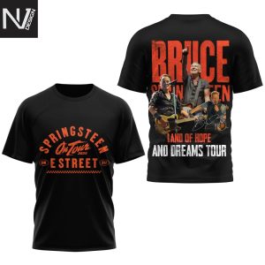 Bruce Springsteen Land Of Hope And Dreams Signature 3D T-Shirt