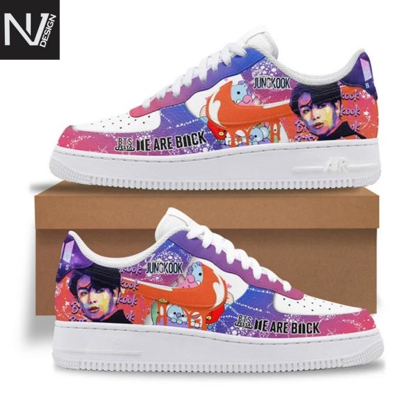 BTS Jungkook We Are Back Air Force 1 Shoes