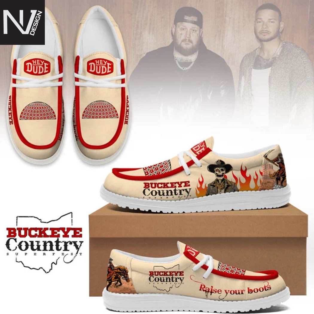 Buckeye Country Superfest Raise Your Boots Hey Dude Shoes Buckeye Country Superfest Raise Your Boots Hey Dude Shoes