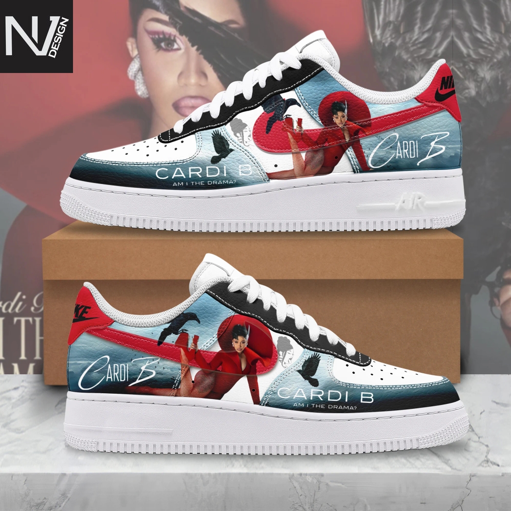 Cardi B Am I The Drama Air Force 1 Sneaker Cardi B Am I The Drama Air Force 1 Sneaker