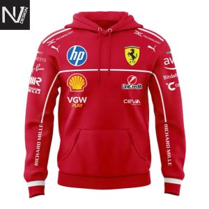 Charles Leclerc F1 Red Hoodie