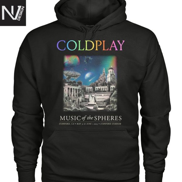 Coldplay Music Of The Spheres Tour 2025 Unisex T-Shirt