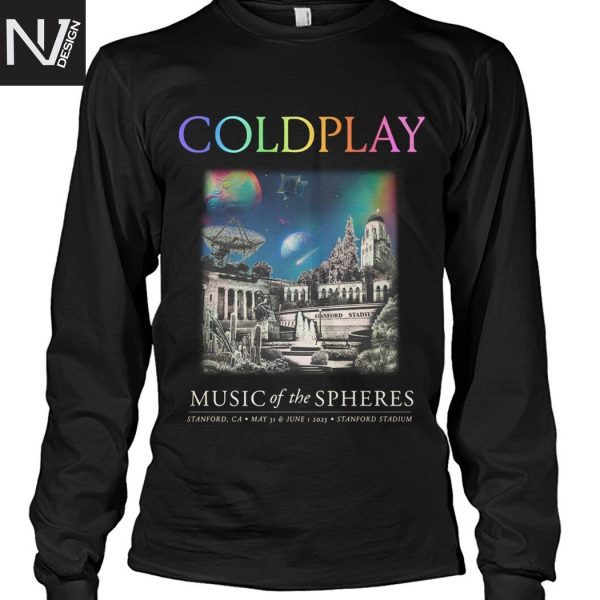 Coldplay Music Of The Spheres Tour 2025 Unisex T-Shirt