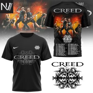 Creed – Return Of The Summer Of 99 Tour 2025 3D T-Shirt