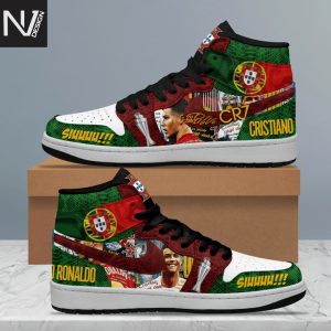 Cristiano Ronaldo Siuuu Signature Air Jordan 1 High Top