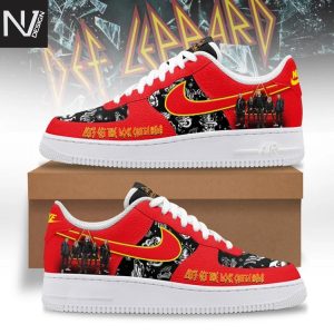 Def Leppard Lets Get The Rock Out Of Here Air Force 1 Shoes