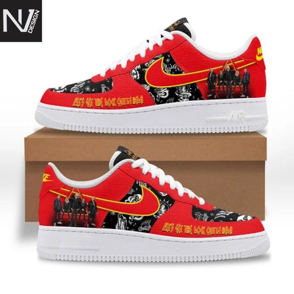 Def Leppard Lets Get The Rock Out Of Here Air Force 1 Shoes
