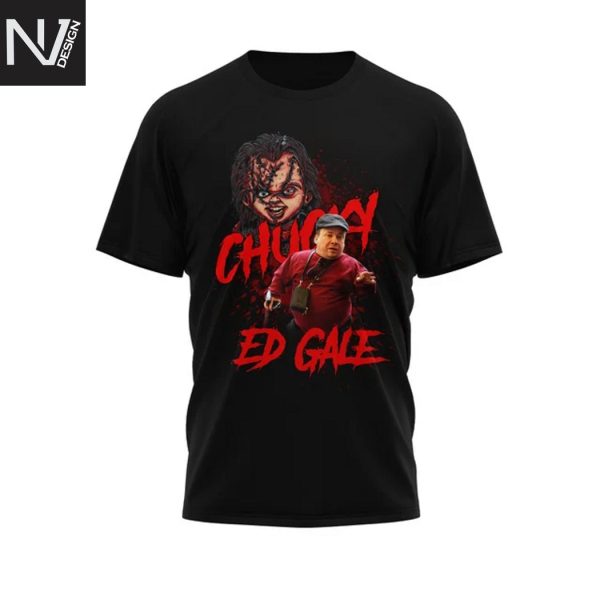 Ed Gale x Chucky Rest In Peace 1963-2025 Signature Thank You For The Memories 3D T-Shirt