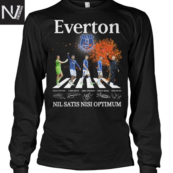 Everton Nil Satis Nisi Optimum Signature Unisex T-Shirt
