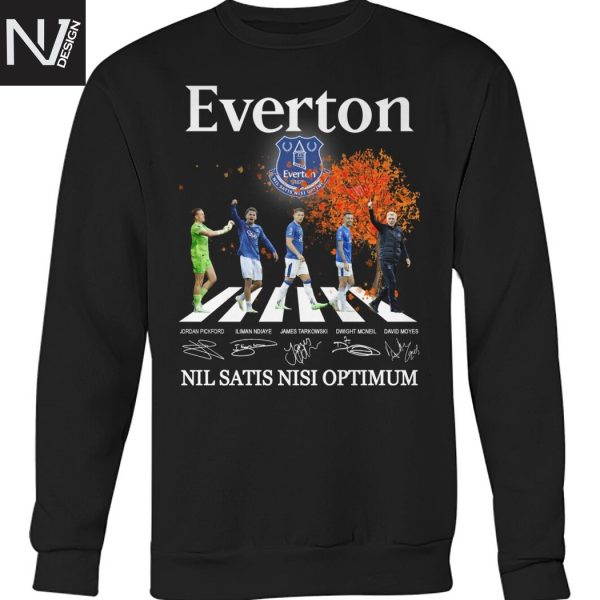 Everton Nil Satis Nisi Optimum Signature Unisex T-Shirt