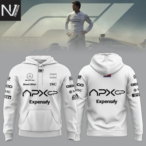F1 The Movie 2025 APXGP Brad Pitt Hoodie