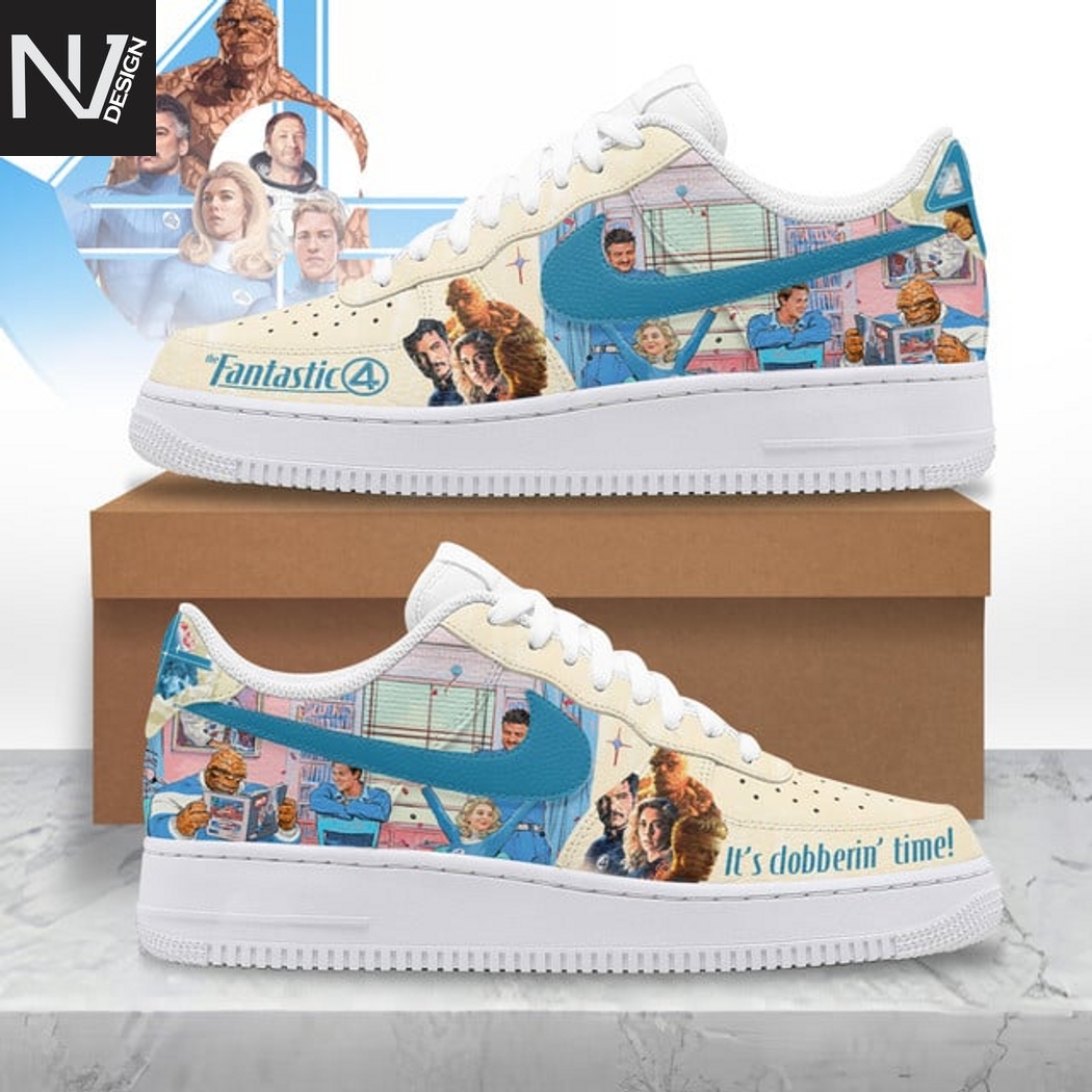 Fantastic 4 Its Clobberin Time Air Force 1 Shoes Fantastic 4 Its Clobberin Time Air Force 1 Shoes