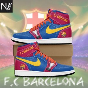 FC Barcelona Air Jordan 1 High Top