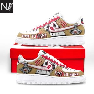 Florida Panthers Time To Hunt 2025 Stanley Cup Champions Air Force 1 Sneaker