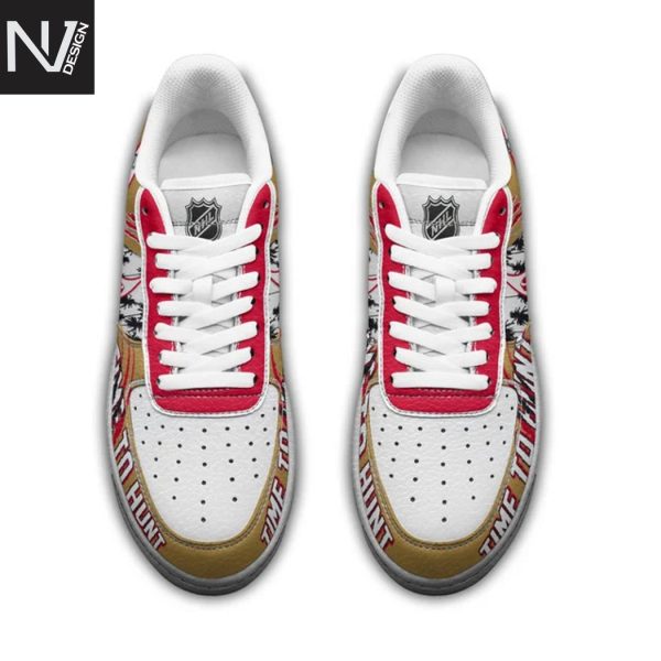 Florida Panthers Time To Hunt 2025 Stanley Cup Champions Air Force 1 Sneaker