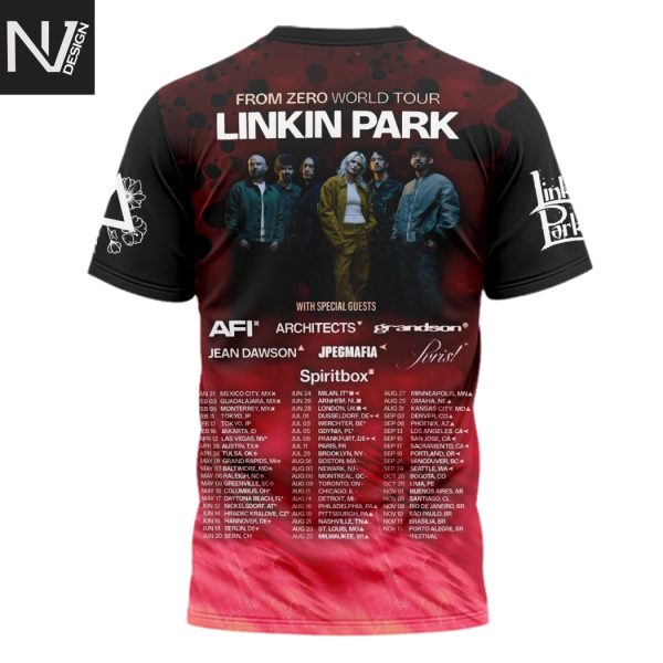 From Zero World Tour Linkin Park 3D T-Shirt
