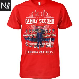 God First Family Second Then Florida Panthers Signature Unisex T-Shirt