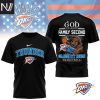 God First Family Second Then Oklahoma City Thunder Basketball 3D T-Shirt