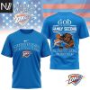God First Family Second Then Oklahoma City Thunder Basketball 3D T-Shirt – Black