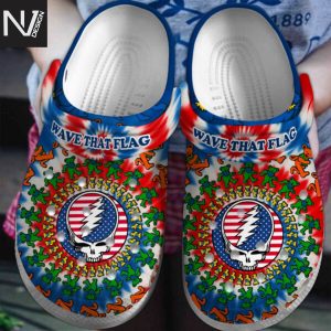 Grateful Dead Wave That Flag Crocs