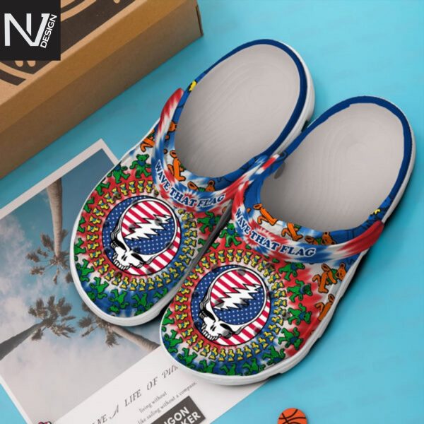 Grateful Dead Wave That Flag Crocs