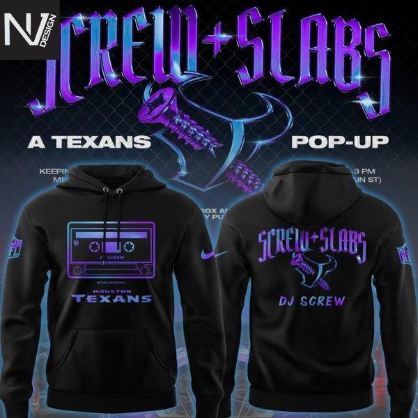 Houston Texans x DJ Screw Pop Up Hoodie