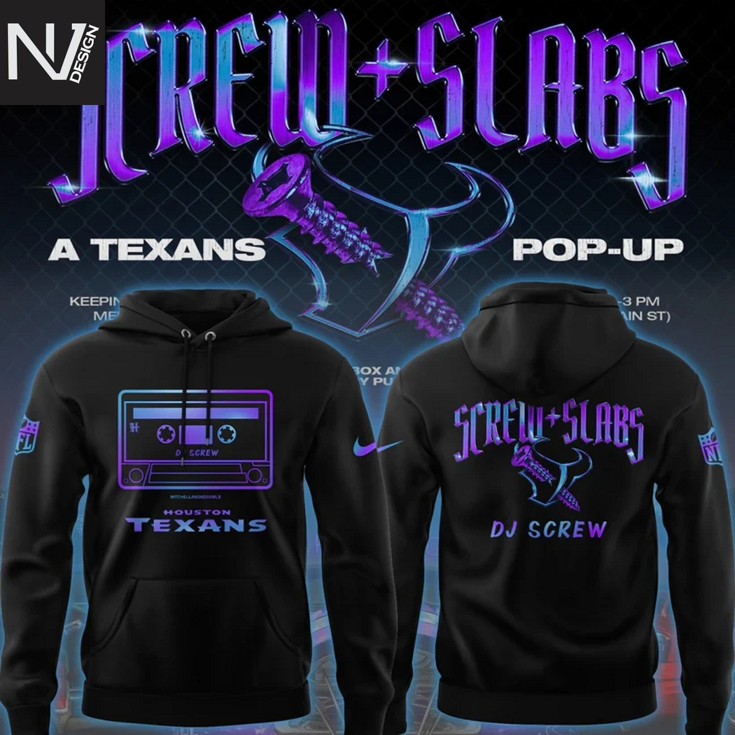 Houston Texans x DJ Screw Pop Up Hoodie Houston Texans x DJ Screw Pop Up Hoodie