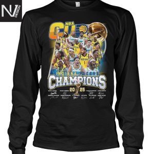 Indiana Pacers 2025 Finals Champions Signature Unisex T-Shirt